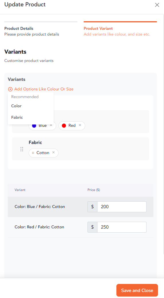 How to Create and Manage Composite Product Variants