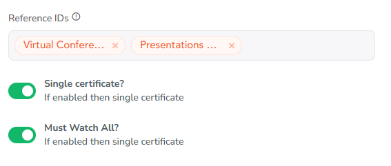 How to Configure Certificates for Webinar Watch Percentage Criteria
