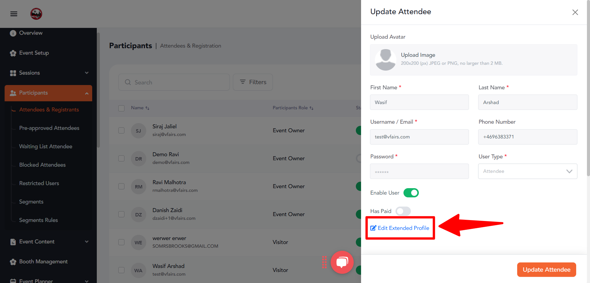 How to Edit User Profiles from the Backend Using the Extended Profile