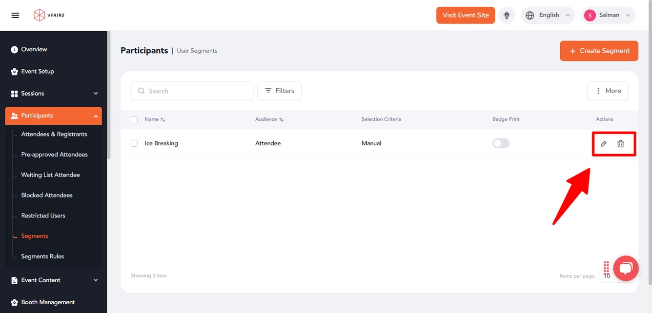 How to create and manage user segments