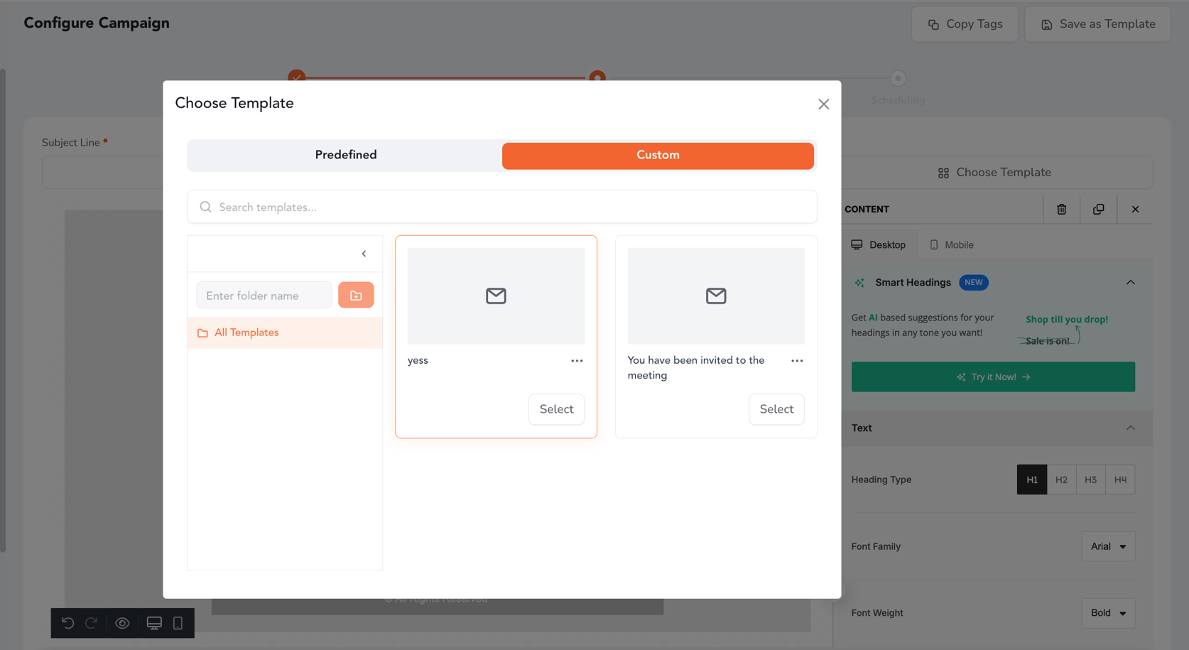 How to Use Custom Templates in Email Campaigns